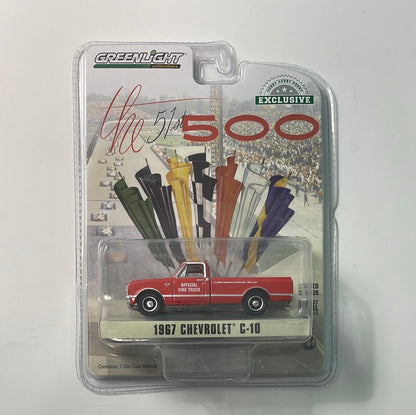 1/64 Greenlight The 51st 500 1967 Chevrolet C-10 Red