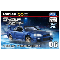 Tomica Premium Unlimited 06 The Fast and the Furious 1999 SKYLINE GT-R Blue - Damaged Box