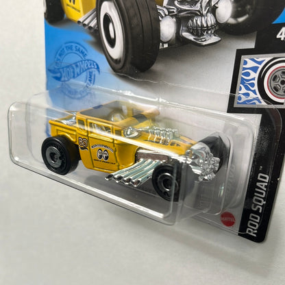 Hot Wheels 1/64 Bone Shaker Mooneyes Yellow