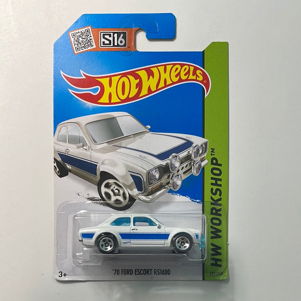 Hot Wheels 1/64 ‘70 Ford Escort RS1600 White