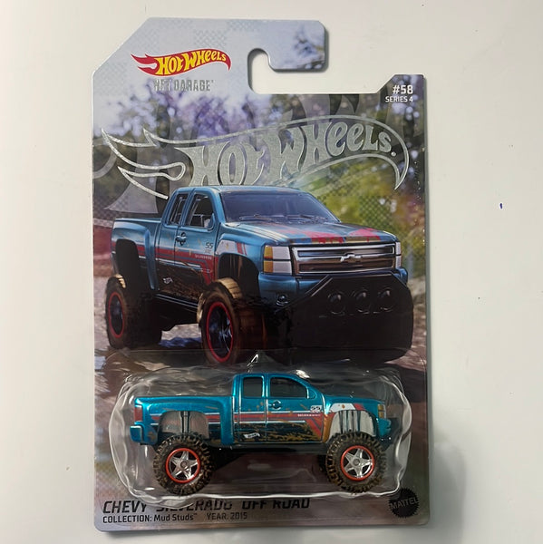 *Warped Blister* Hot Wheels NFT Garage Chevy Silverado Off Road (Limited to 3000 Units)