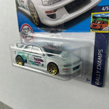 Hot Wheels Treasure Hunt ‘98 Subaru Impreza 22B STi Version - Damaged Card