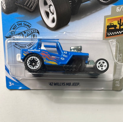 Hot Wheels 1/64 ‘42 Willys MB Jeep Blue