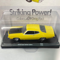 M2 Machines 1/64 1970 Ford Torino Cobra-429 Drag Pack Yellow