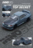 Inno64 1/64 Top Secret Nissan (R32) GT-R Steatlh Grey - Damaged Box