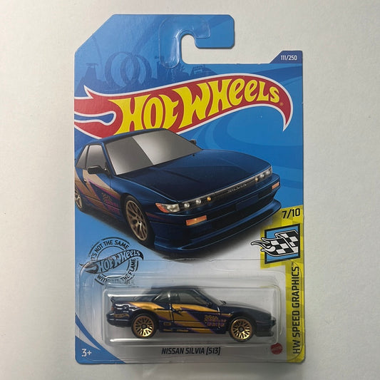 Hot Wheels 1/64 Nissan Silvia S13 Blue
