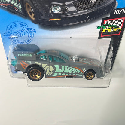 Hot Wheels 1/64 Treasure Hunt Ford Mustang Funny Car - Damaged Box