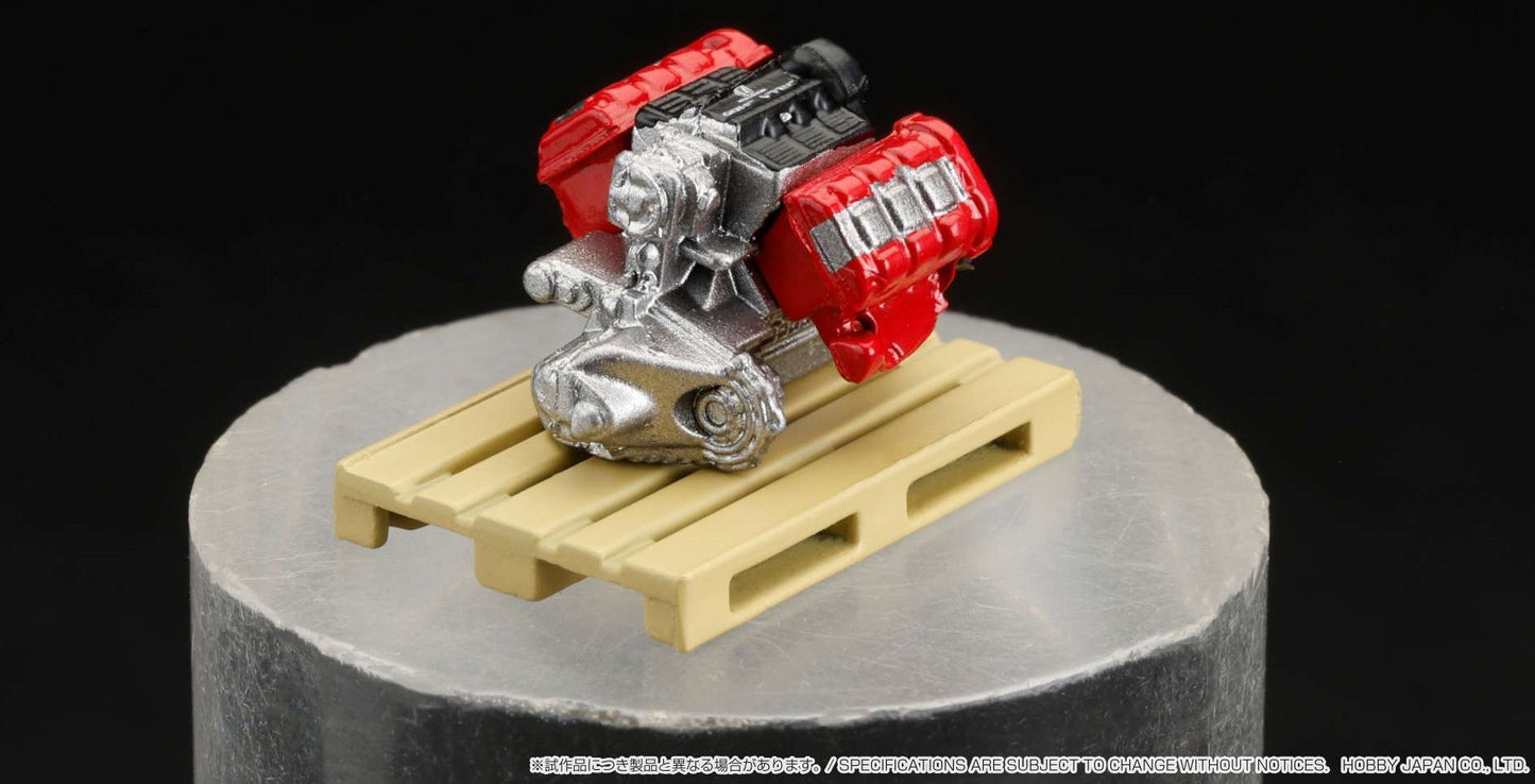 Hobby Japan 1/64 Honda NSX Coupe with Engine Display Model Lime Green Metallic