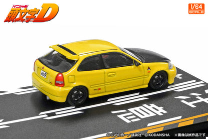 1/64 Modeler's Initial D Set Vol.12 Tomoyuki Tachi Todo Shokai Honda Civic (EK9) & Takumi Fujiwara Toyota AE86