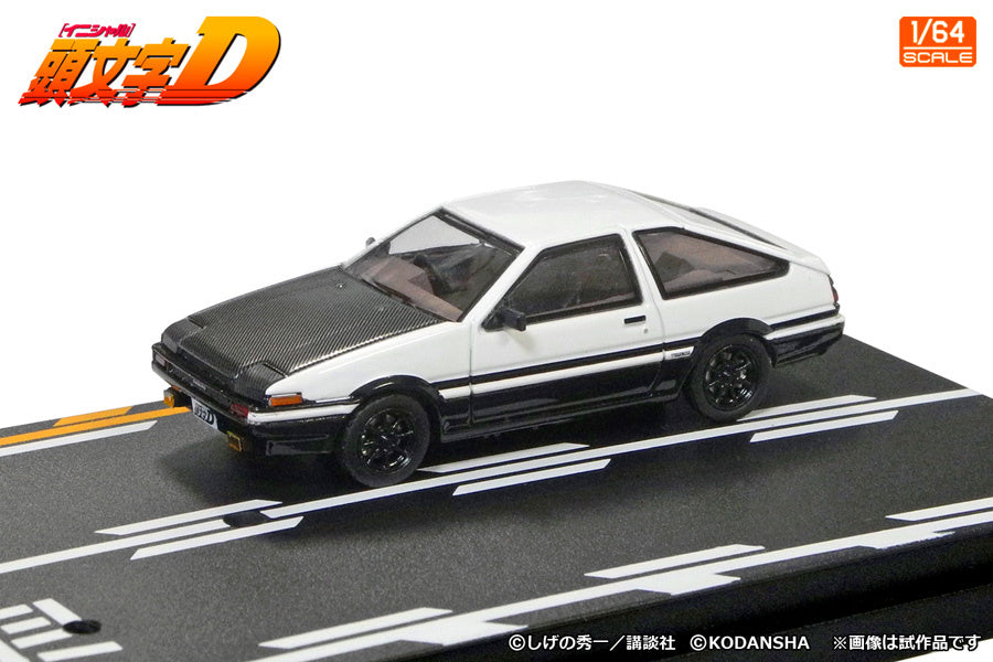 1/64 Modeler's Initial D Set Vol.12 Tomoyuki Tachi Todo Shokai Honda Civic (EK9) & Takumi Fujiwara Toyota AE86