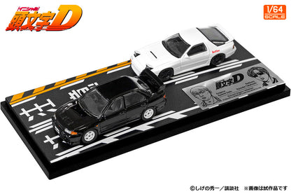 1/64 Modeler's Initial D Set Vol. 17 Kyoichi Sudo Lancer Evolution III & Ryosuke Takahashi RX-7 (FC3S)