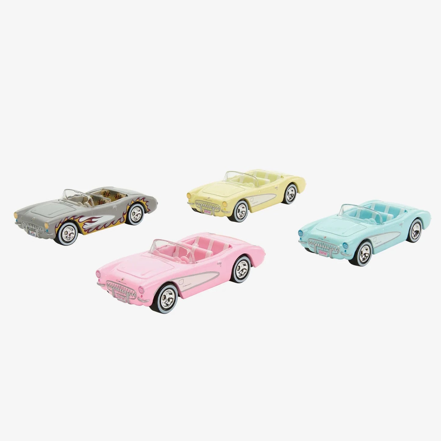 Hot Wheels Barbie The Movie Corvette 4-Pack