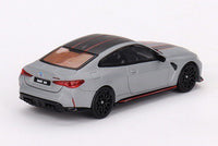 Mini GT 1/64 BMW M4 CSL Frozen Brooklyn Grey Metallic