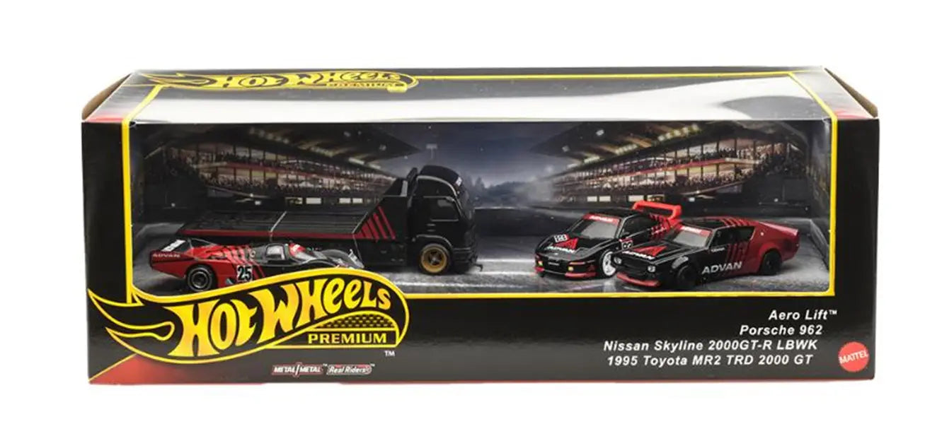 Hot Wheels 1/64 Premium Collector Car Culture Box Set Assortment Advan Racing Team