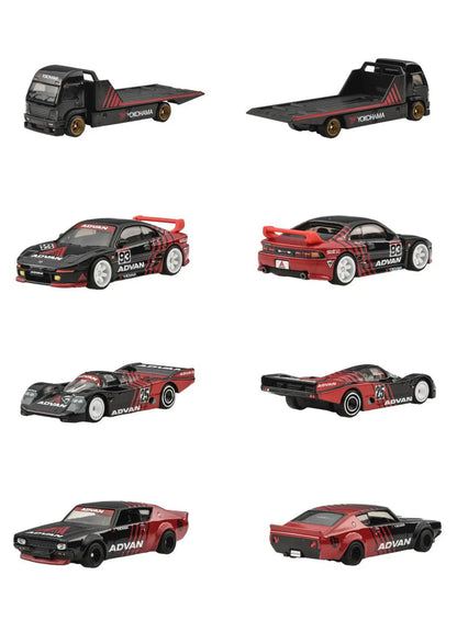 Hot Wheels 1/64 Premium Collector Car Culture Box Set Assortment Advan Racing Team