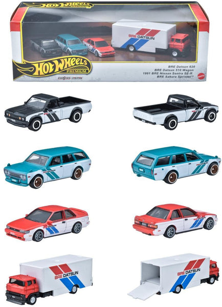 Hot Wheels 1/64 Premium Collector Car Culture Box Set -BRE Datsun (HRT52-9864)