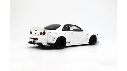 Otto Mobile 1/18 Nissan Skyline GT-R R34 KRC Body Kit  White - OT1135