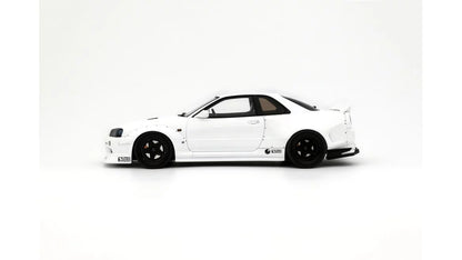 Otto Mobile 1/18 Nissan Skyline GT-R R34 KRC Body Kit  White - OT1135