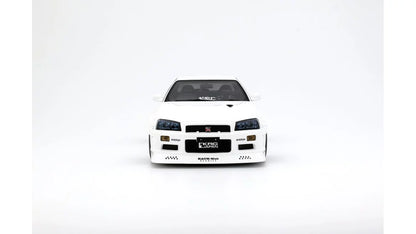 Otto Mobile 1/18 Nissan Skyline GT-R R34 KRC Body Kit  White - OT1135