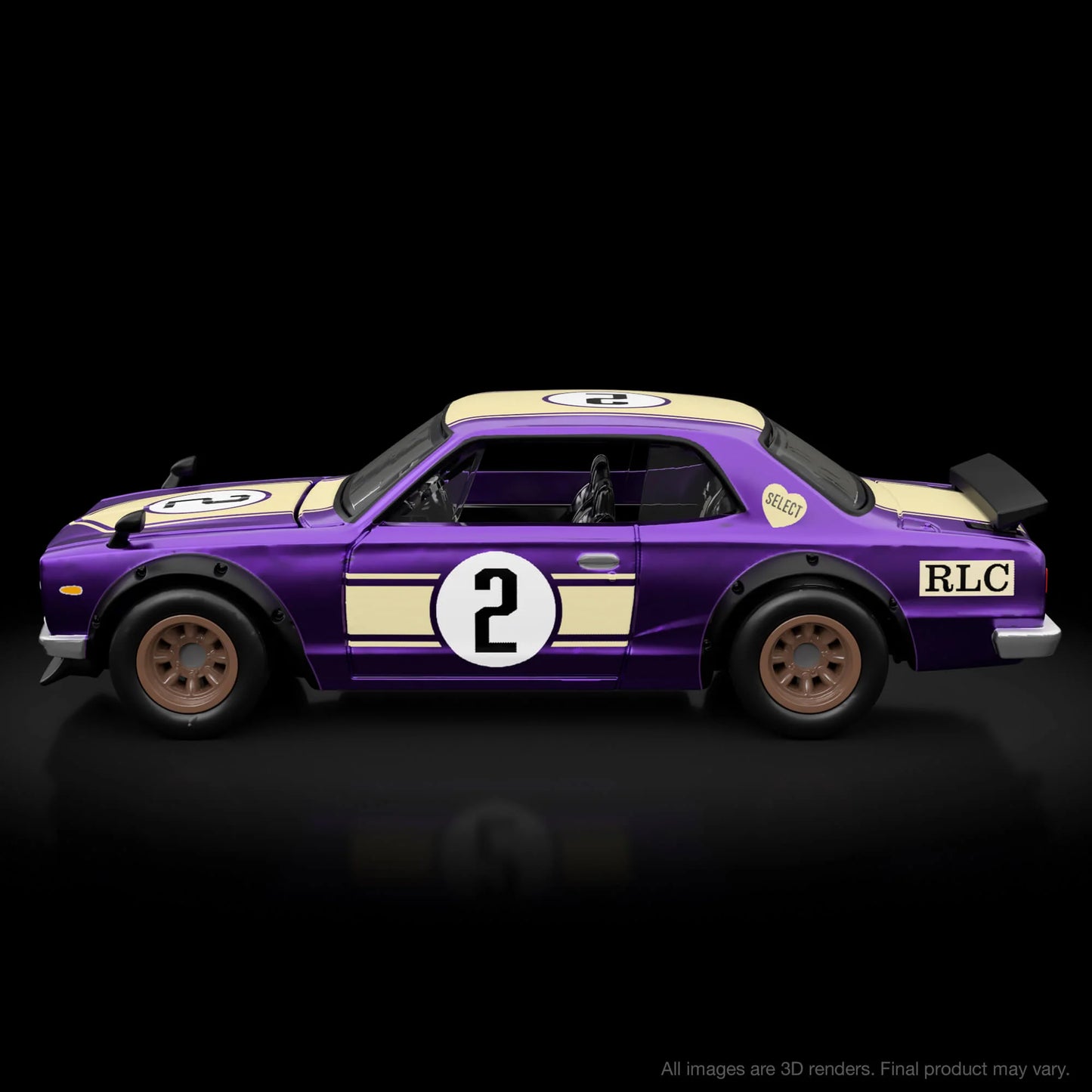 Hot Wheels 1/64 RLC 1972 Nissan Skyline HT 2000GT-R Purple