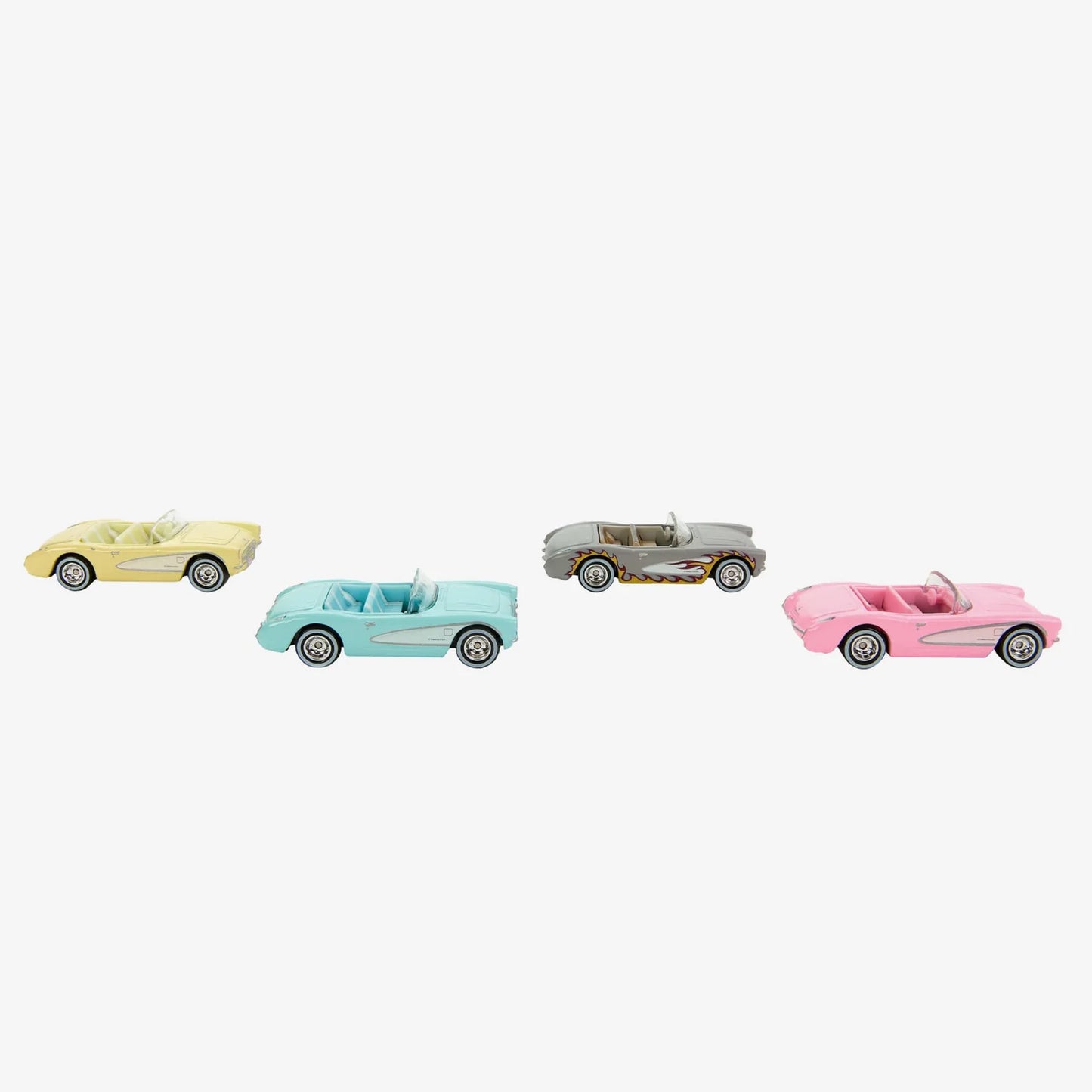 Hot Wheels Barbie The Movie Corvette 4-Pack