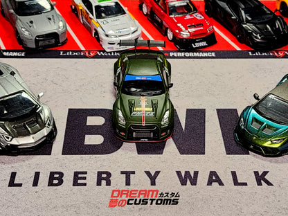 1/64 Dream Customs Official: Liberty Walk Showroom Desktop Diorama Small