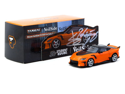 Tarmac Works 1/64 Nissan VeilSide FFZ400 Fairlady Z Orange - GLOBAL64 T64G-074-OR