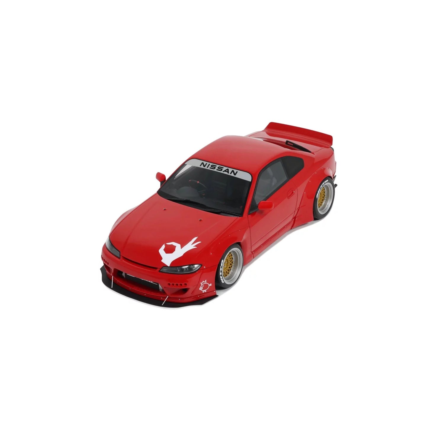 Otto Mobile 1/18 2014 Nissan Silvia S15 Rocket Bunny Resin Series Red