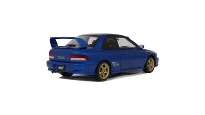 Otto Mobile 1/18 1999 Subaru Impreza WRX Type R STi Ver. V Limited Sonic Blue - OT1249
