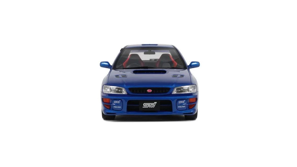 Otto Mobile 1/18 1999 Subaru Impreza WRX Type R STi Ver. V Limited Sonic Blue - OT1249