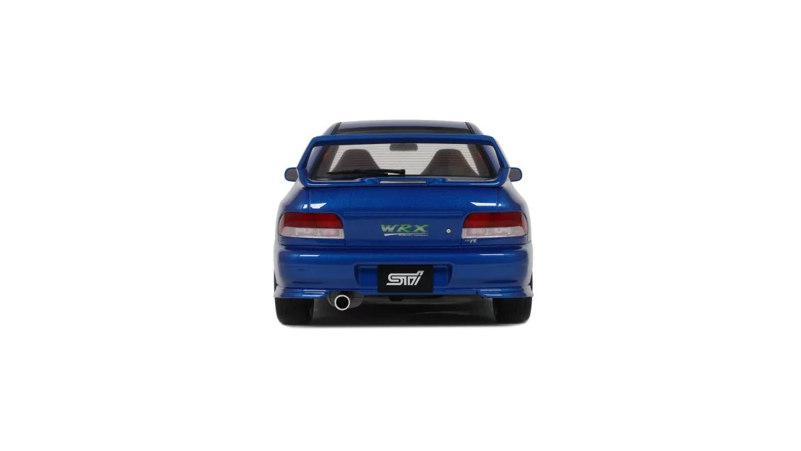 Otto Mobile 1/18 1999 Subaru Impreza WRX Type R STi Ver. V Limited Sonic Blue - OT1249