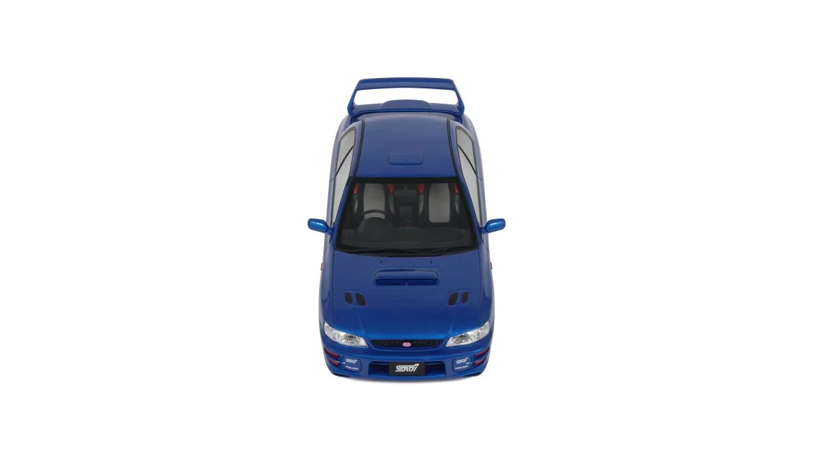 Otto Mobile 1/18 1999 Subaru Impreza WRX Type R STi Ver. V Limited Sonic Blue - OT1249