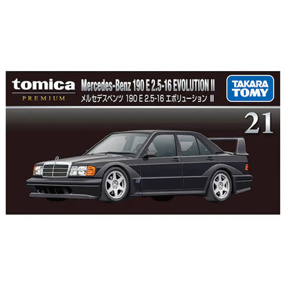 Tomica Premium 1/62 #21 Mercedes-Benz 190 E 2.5-16 Evolution II Black - 09274