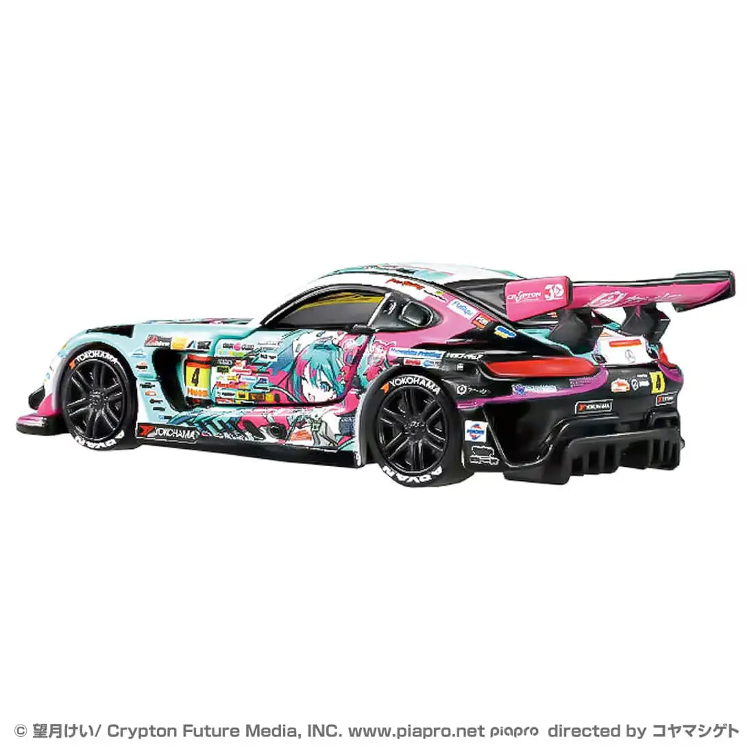 Tomica Premium 1/64 Racing Good Smile Hatsune Miku Mercedes-AMG 2025 Ver. White & Pink - 09704