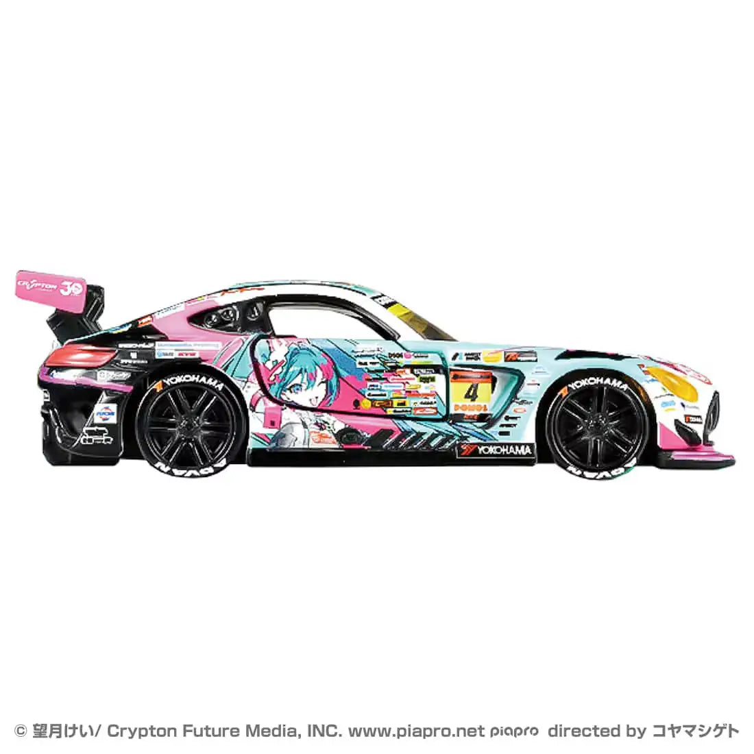 Tomica Premium 1/64 Racing Good Smile Hatsune Miku Mercedes-AMG 2025 Ver. White & Pink - 09704
