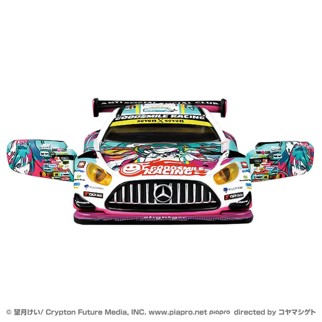 Tomica Premium 1/64 Racing Good Smile Hatsune Miku Mercedes-AMG 2025 Ver. White & Pink - 09704