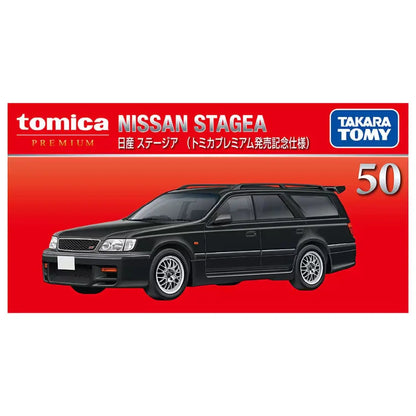 Tomica Premium 1/63 #50 Nissan Stagea (Tomica Premium Release Commemorative Edition) Black - 09870
