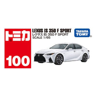 Tomica 1/65 No.100 Lexus IS 350 F SPORT White