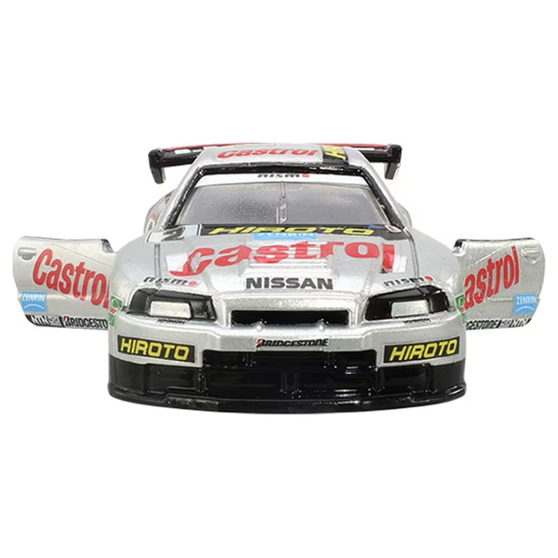Tomica Premium 1/64 Racing Castrol NISMO GT-R Silver