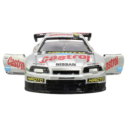 Tomica Premium 1/64 Racing Castrol NISMO GT-R Silver