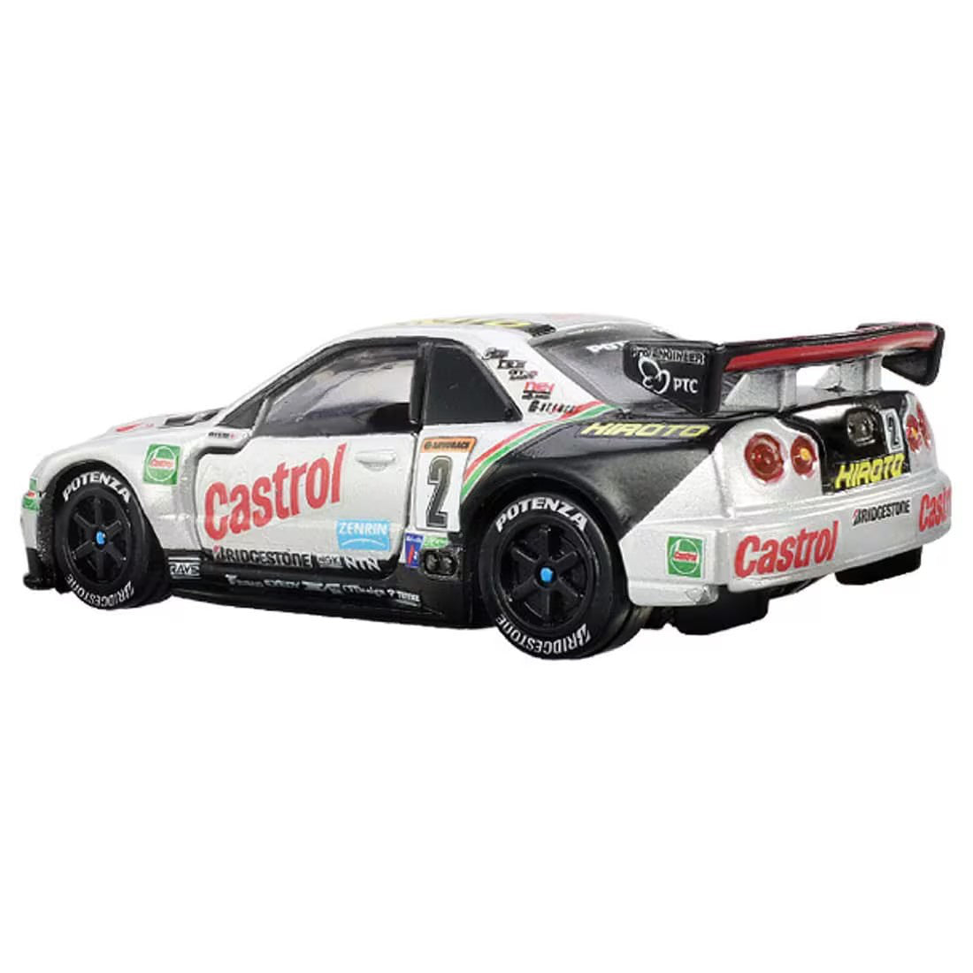 Tomica Premium 1/64 Racing Castrol NISMO GT-R Silver