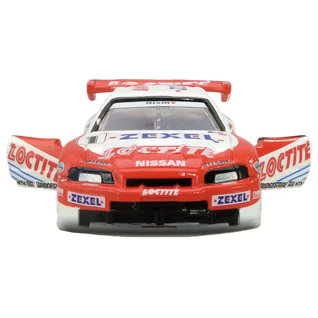 Tomica Premium 1/64 Racing Loctite NISMO GT-R Zexel White & Red