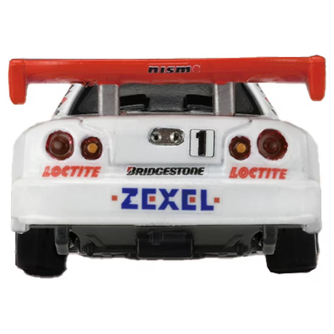 Tomica Premium 1/64 Racing Loctite NISMO GT-R Zexel White & Red