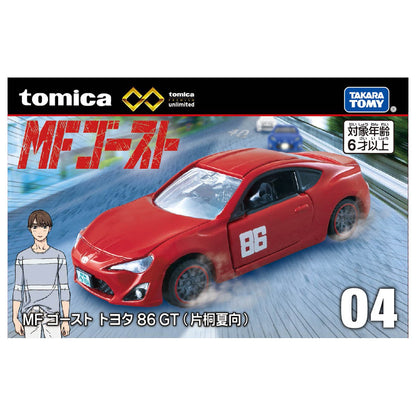 Tomica Premium unlimited  1/64 04 MF Ghost Toyota 86 GT (Natsuko Katagiri) Red - 29759