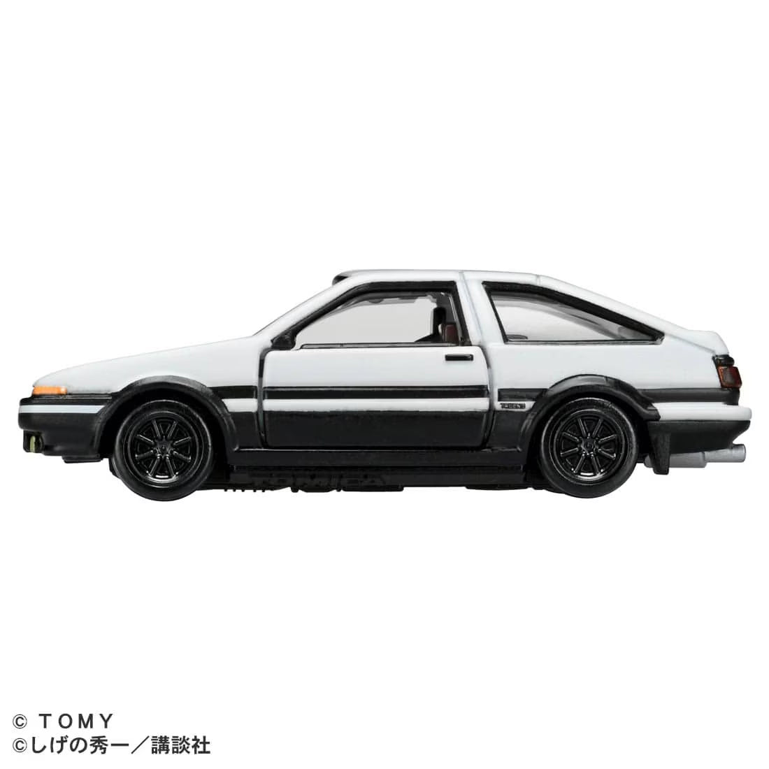 Tomica Premium Unlimited 1/64 #01 Initial D AE86 Trueno (Takumi Fujiwara) White 29766 - Damaged Box