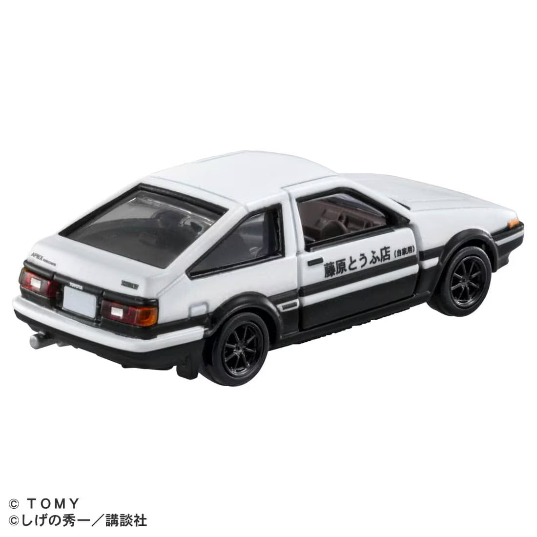 Tomica Premium unlimited  1/64 01 Initial D AE86 Toyota Trueno (Takumi Fujiwara) White