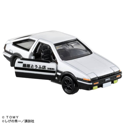 Tomica Premium Unlimited 1/64 #01 Initial D AE86 Trueno (Takumi Fujiwara) White 29766 - Damaged Box