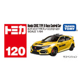 Tomica 1/64 No.120 Honda Civic TYPE R Race Control Car Yellow