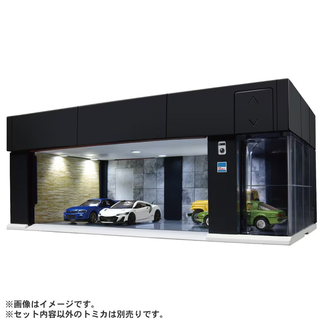 Tomica Premium 1/64 Garage Premium Black Edition - 91907