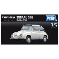 Tomica Premium 1/48 no35 Subaru 360 White